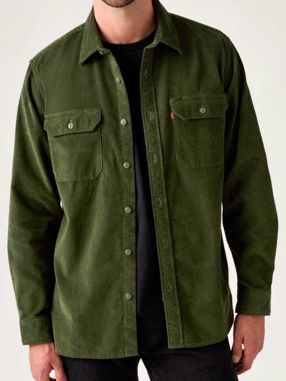 Levi's Jackson Worker Corduroy Overshirt Green XXL